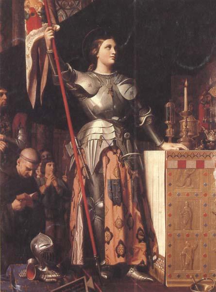 Jean Auguste Dominique Ingres Joan of Arc at the Coronation of Charles VII in Reims Cathedral (mk45) Sweden oil painting art